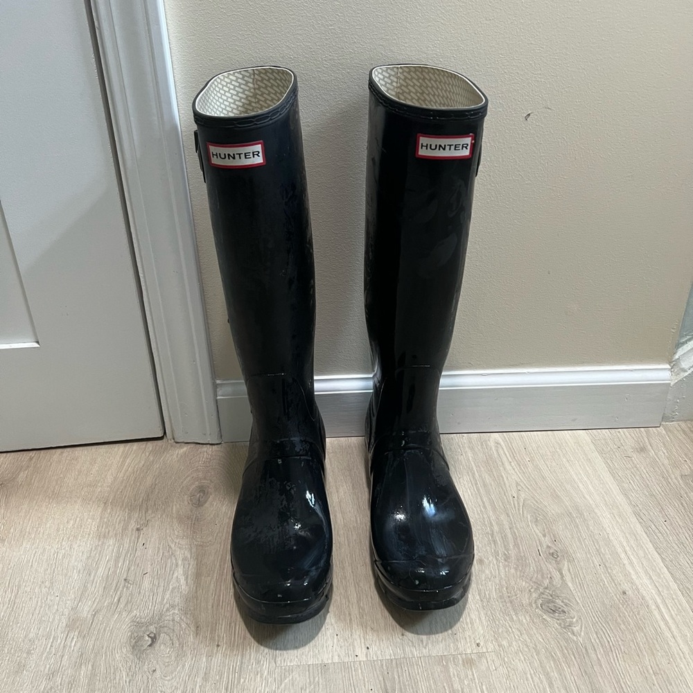 Hunter Classic Matte Black Boots